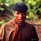 Campa Indian in the Amazon Rainforest in the year 1966