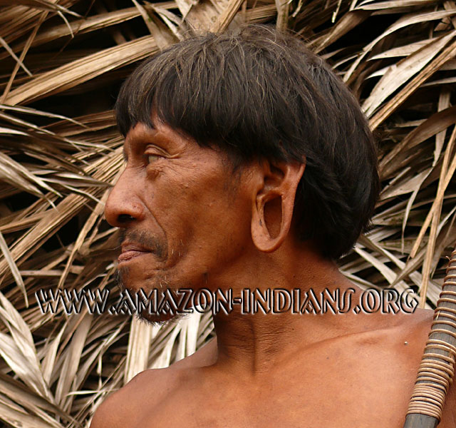 Huaorani Warrior with Spear