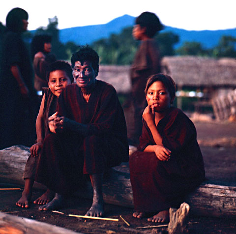 Machiguenga Indians Smiling