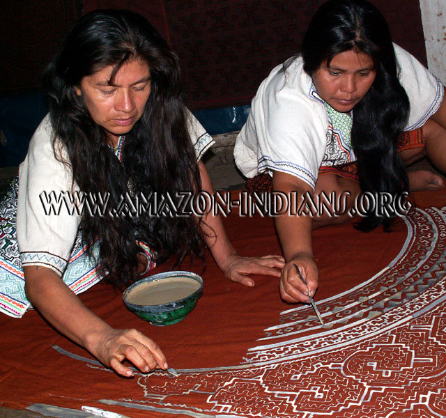 Shipibo Art - Tapestry & Pottery